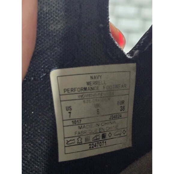 Merrell Womens Navy Blue Terran Slide II Sandal Size 7 Strappy Outdoor Hiking - Picture 7 of 10